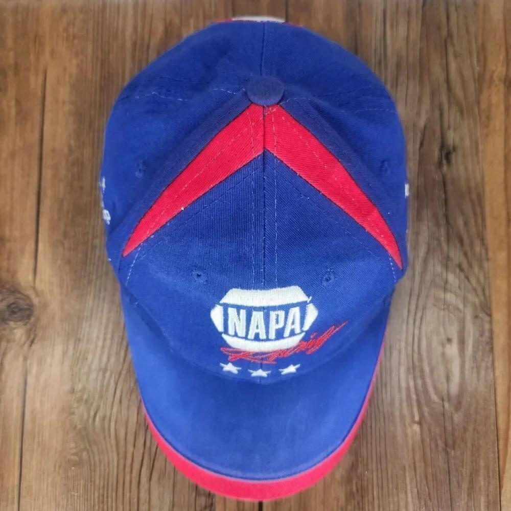 NAPA Racing Hat Cap Strap Back Blue Fallen Heros Fund #9 #28fc Cars Track Mens